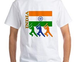 Just1Bazaar: White Colored Indian Cricket Team Jersey T-Shirt